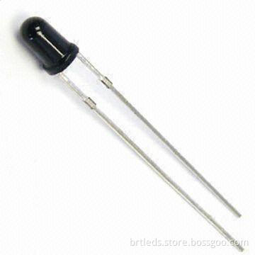 3mm Infrared Photo-transistor w/ 940Nm W/L, Black Lens Appearance/Plastic Package/Wide Viewing Angle